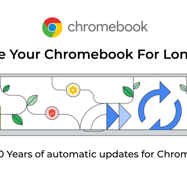 Chromebooks will get 10 years of automatic Chromebook updates
