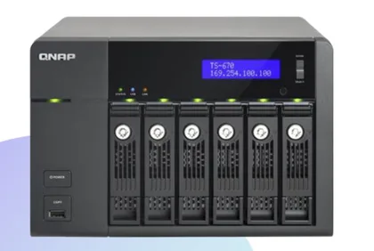 QNAP NAS storage for backup and data protection